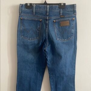 Wrangler Blue Straight Jeans Classic Style western